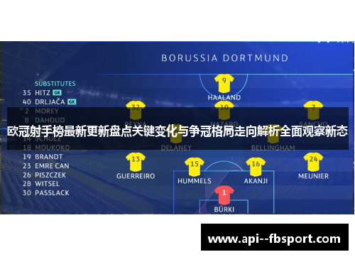 欧冠射手榜最新更新盘点关键变化与争冠格局走向解析全面观察新态